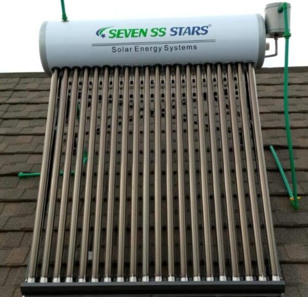 Seven Stars 350L Pressurized Stainless Steel Solar Water Heater - Image 3